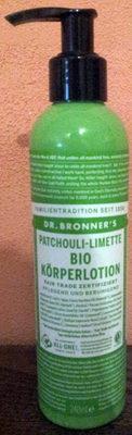 Dr. Bronner's Bio Körperlotion Patchouli-Limette