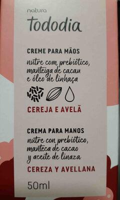 crema de manos natura