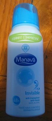 Invisible anti-transpirant anti-traces