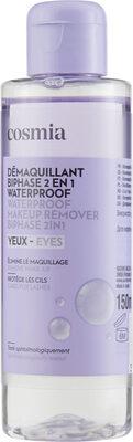 Démaquillant biphase 2 en 1 waterproof