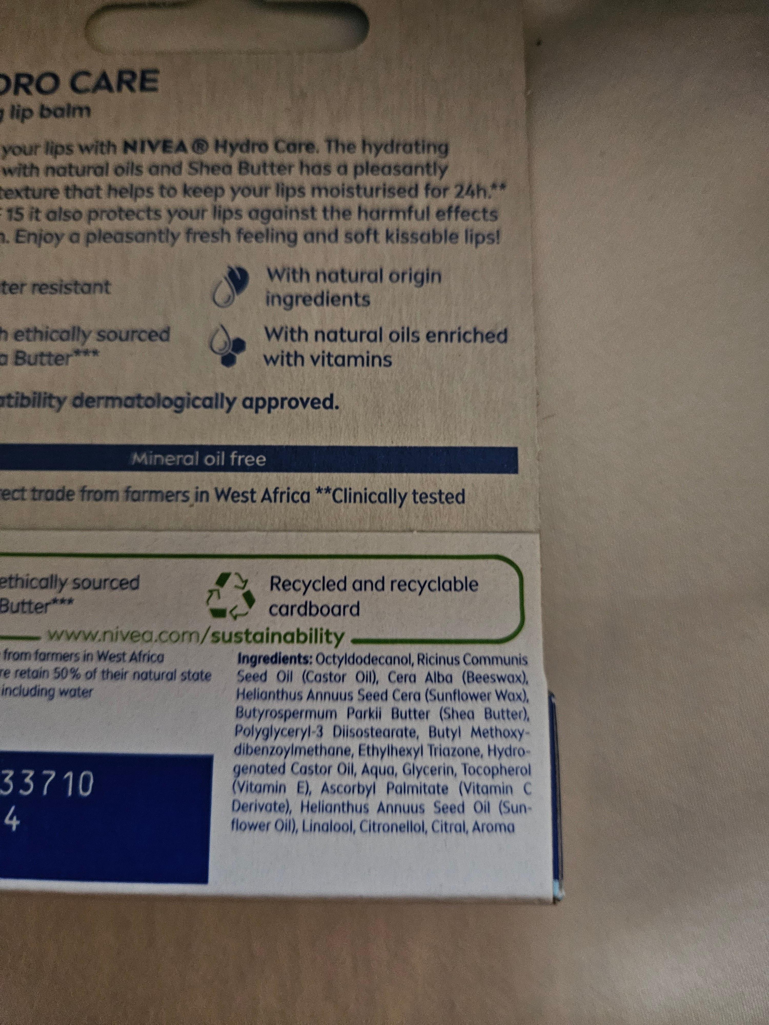 Nivea 24hr moisture
