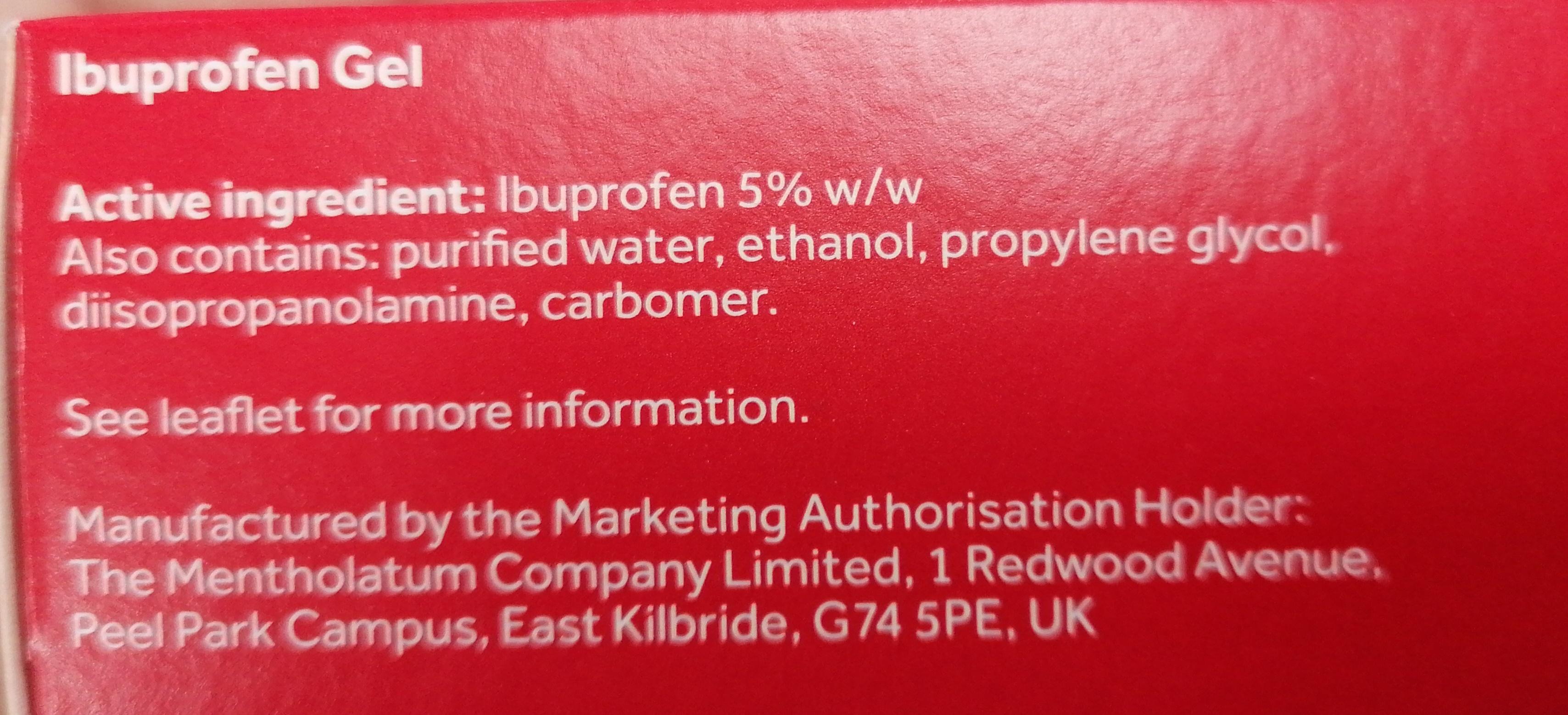 Ibuprofen gel