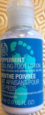 Menthe poivrée lait apaisant pour les pieds