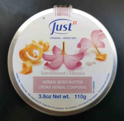Crema verbal corporal de Sandalo - Just