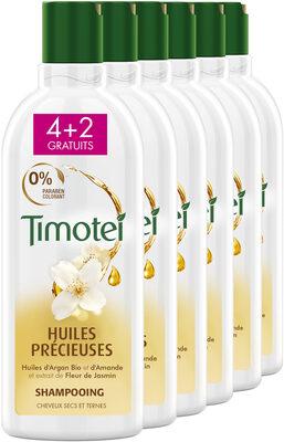 Timotei Shampoing Huiles Précieuses 300ml Lot de 6(4+2 Offerts)