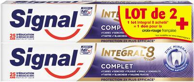 Signal Intégral 8 Dentifrice Complet Tube Lot 2x75ml