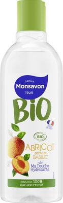 MONSAVON BIO Gel Douche certifié Bio Abricot Pointe de Basilic 300ml