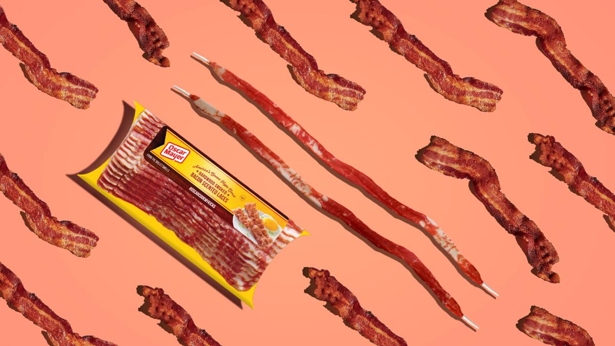 Dây giày Nike Air Max 90 Bacon thơm mùi thịt xông khói