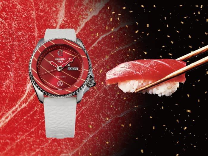 Seiko ra mắt đồng hồ giống hệt miếng sushi cá ngừ