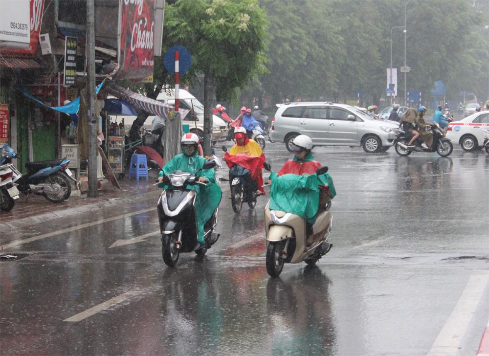 Miền Bắc đón mưa lớn trong 5 ngày