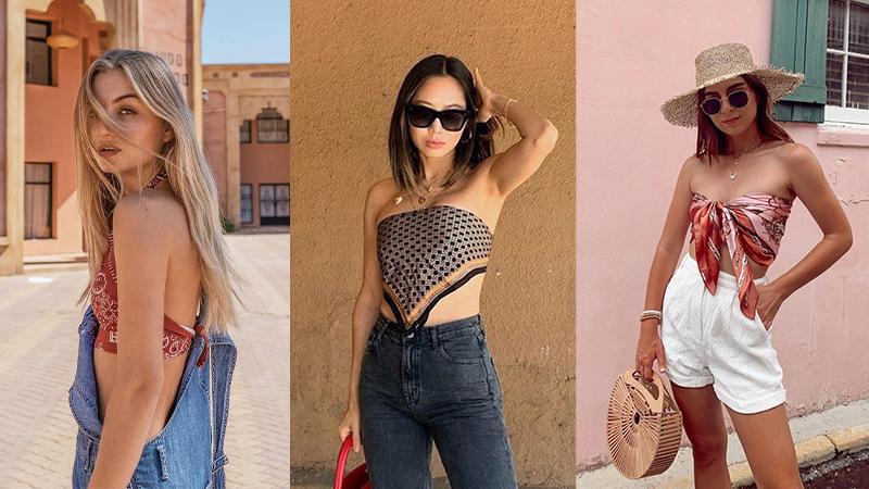 Làm mới lạ cách thắt khăn lụa vuông với 4 "chiêu độc" có thể bạn không biết