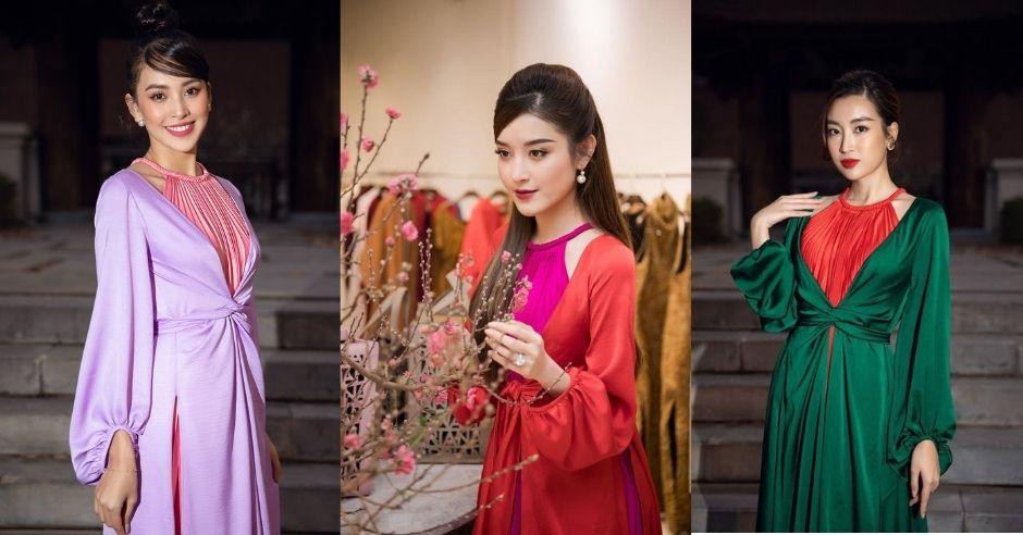 Dàn hoa hậu, á hậu đẹp "nghiêng nước nghiêng thành" khi diện áo tứ thân