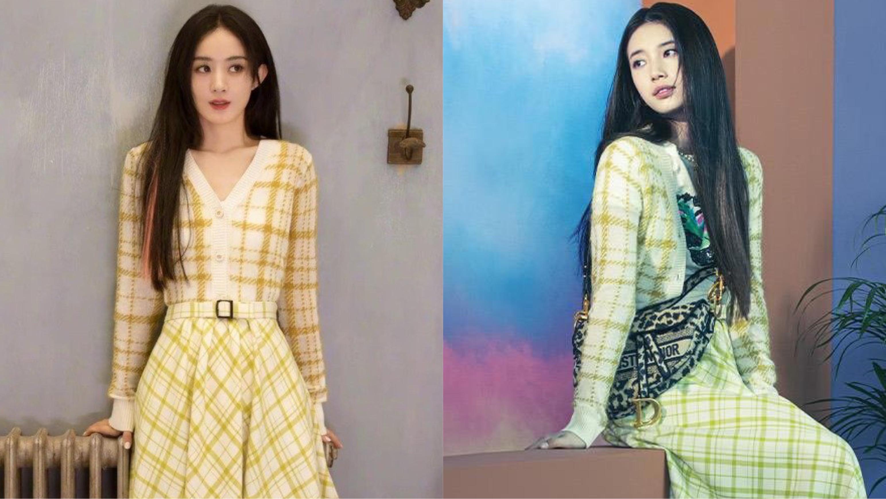 Triệu Lệ Dĩnh lại "đụng hàng" Suzy nhưng thần thái lần này có lấn át "tình đầu quốc dân"?