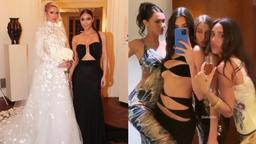 Đi đám cưới nhưng chị em Kim Kardashian, Kendall Jenner quyết tâm giật hết spotlight