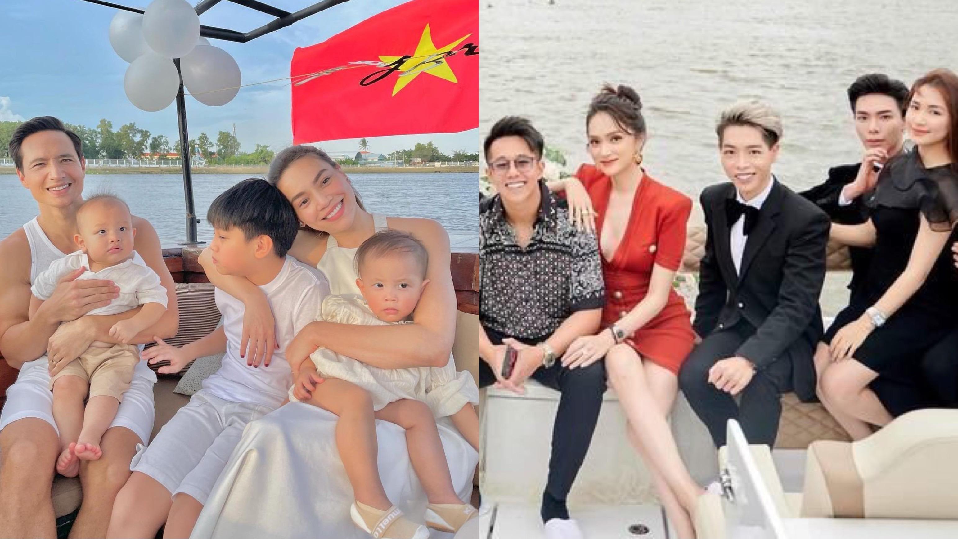 Sao Việt khi "lên đồ" dự tiệc du thuyền: Nhà Hà Hồ giản dị hết cỡ, Hương Giang sang chảnh miễn bàn