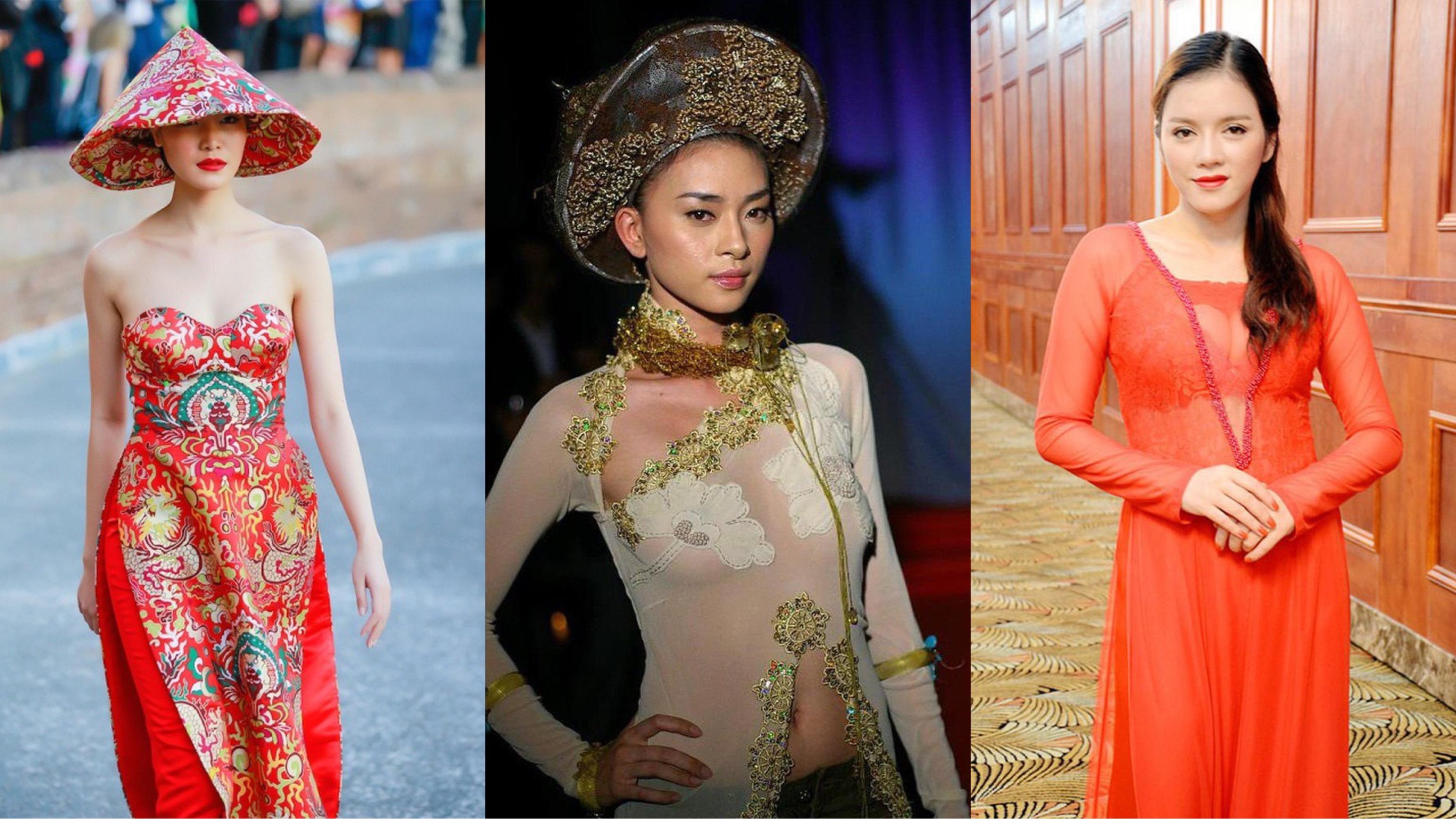 Sao Việt và những lần "phá tan" hình tượng người phụ nữ kín đáo, thanh lịch khi diện áo dài