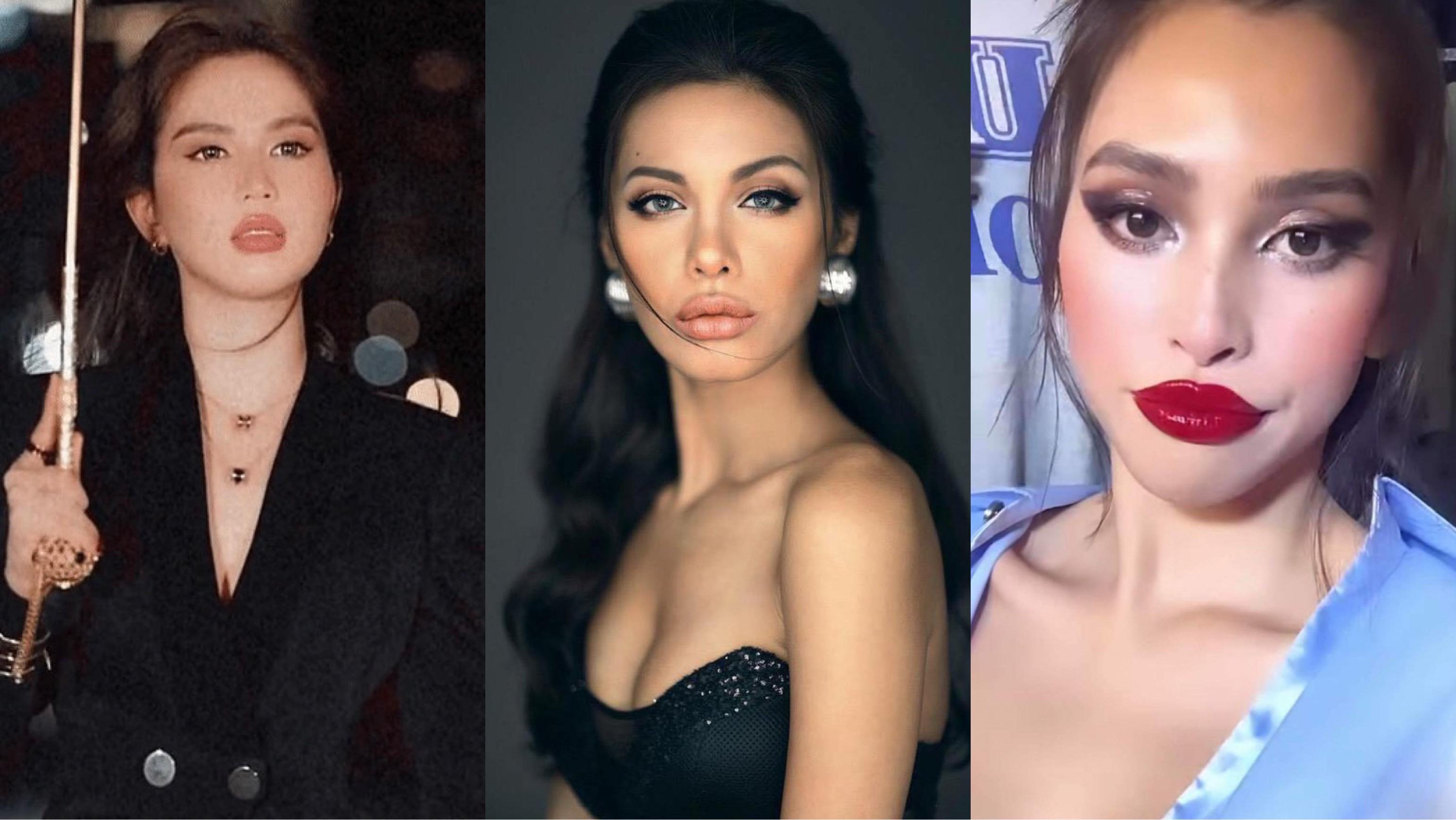 "Đu trend" bờ môi căng mọng, Ngọc Trinh, Tiểu Vy bị hiểu lầm là bơm môi quá đà