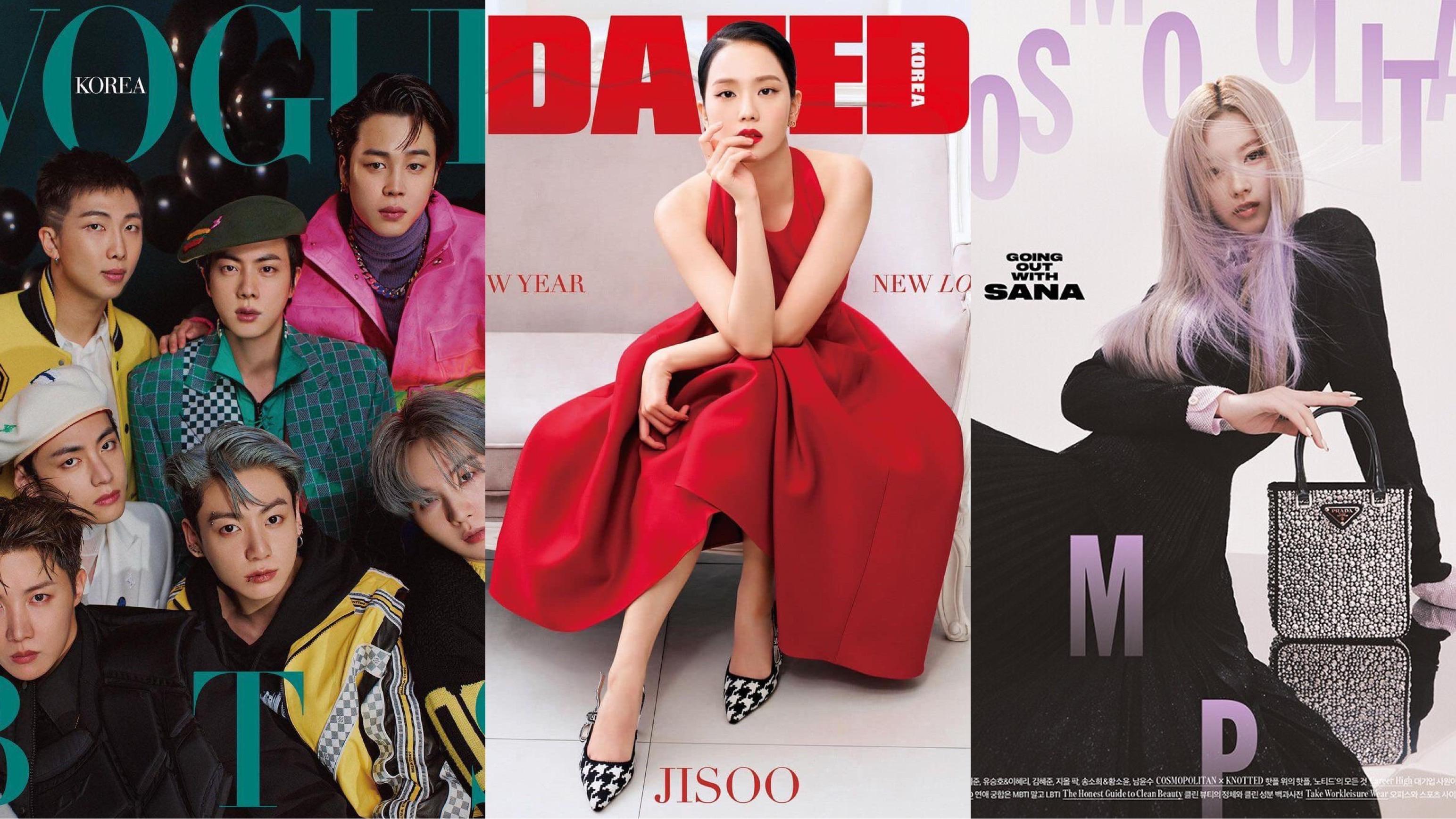 Khi dàn sao Kbiz "đọ sắc" trên bìa tạp chí thời trang số khai niên 2022