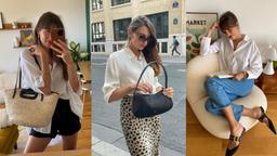 Gái Pháp diện áo sơ mi trắng thanh lịch đến phát mê, chị em công sở cứ học theo thì chẳng lo mặc xấu