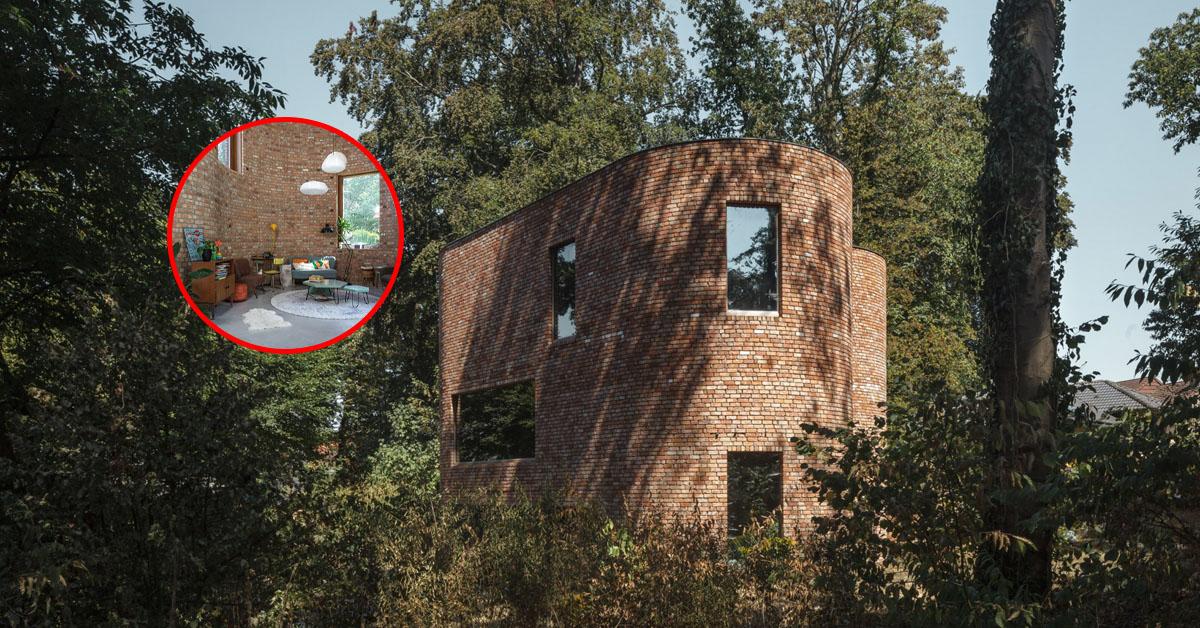 Ngôi nhà bên ngoài gạch mộc thô sơ, bên trong nội thất đoàng hoàng khó tin