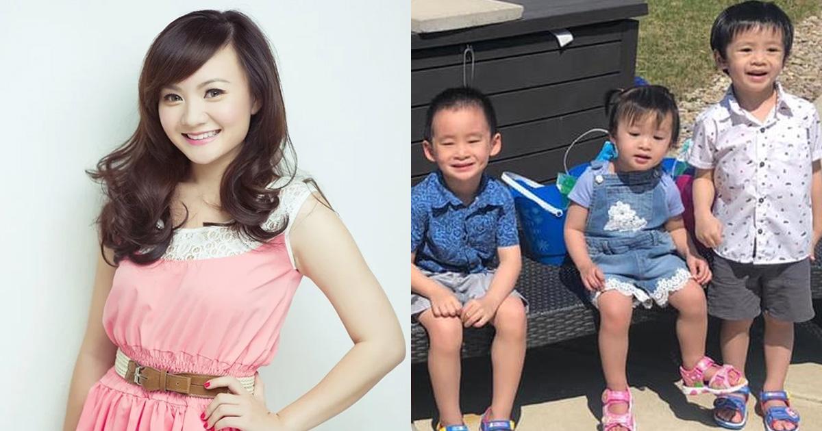 "Con cò bé bé" Xuân Mai hiếm hoi khoe ảnh đẻ ba con đáng yêu tại Mỹ