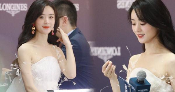 Ngỡ ngàng với nhan sắc "thần tiên tỷ tỷ" của Triệu Lệ Dĩnh tại sự kiện