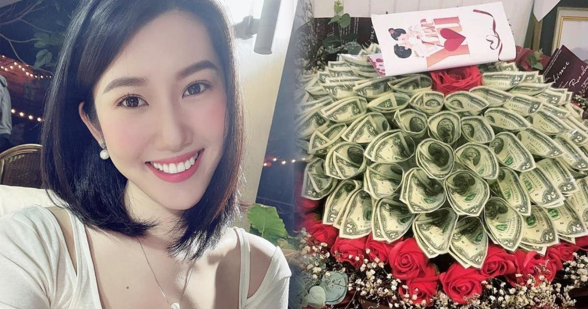 Thúy Ngân được tặng quà bất ngờ, diện giày đôi đi ăn cùng "người ấy"