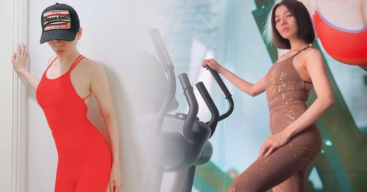 Thời trang tập gym của Lệ Quyên: Một bộ đồ tập không mặc đến hai lần?