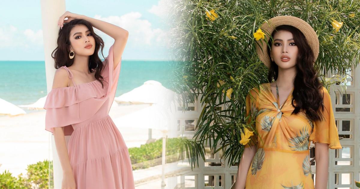 Hậu Miss Grand 2020, Á hậu Ngọc Thảo khoe vẻ đẹp tựa "nàng thơ"