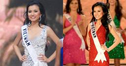 Nhan sắc chuẩn "cô Thắm về làng" của Thùy Lâm thời thi Miss Universe 2008