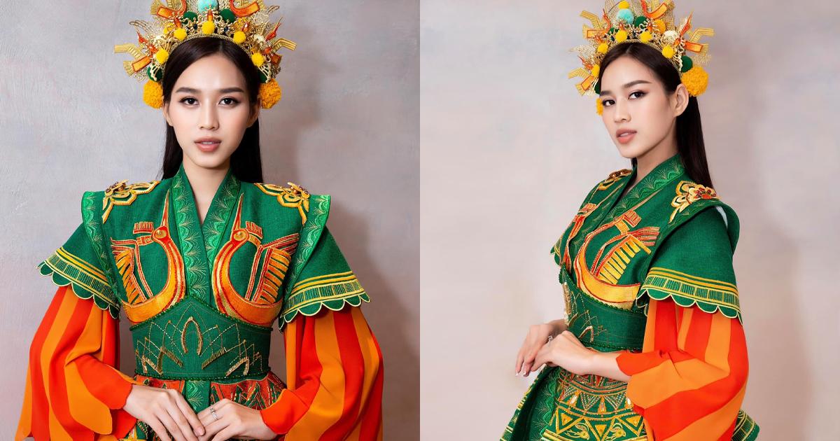 Đỗ Thị Hà thử trang phục dân tộc cho Miss World: Thiết kế "đo ni đóng giày", nhận nhiều lời khen