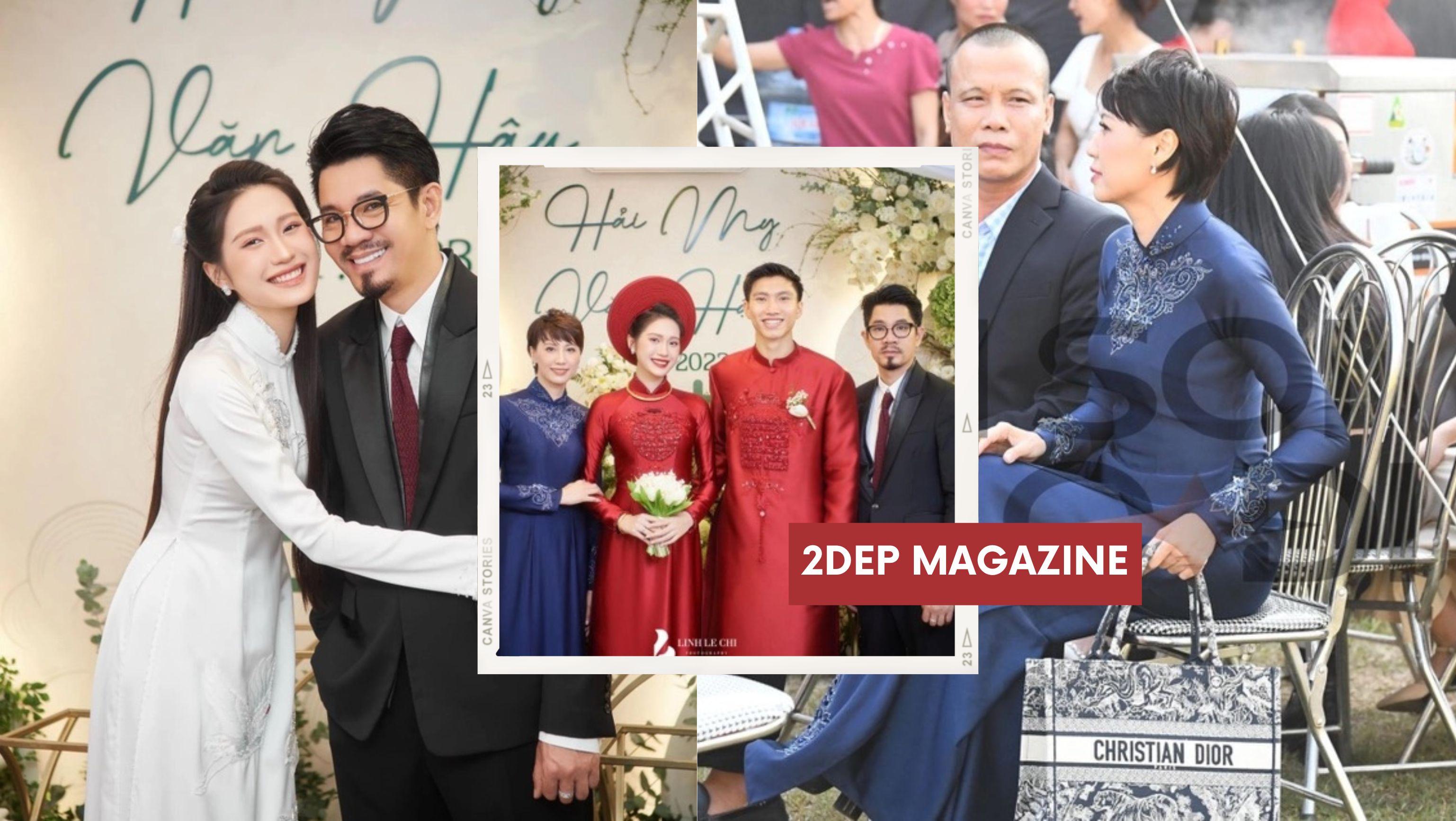 Mẹ Doãn Hải My xách túi trăm triệu, bố lái Mẹc G63 "hộ tống" con gái về Thái Bình tổ chức lễ cưới