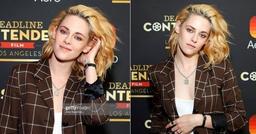Kristen Stewart hóa "soái tỉ", lộ khuyết điểm trên mặt nhưng vẫn xinh đẹp bất chấp