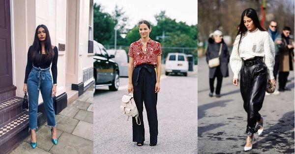 5 cách phối đồ đẹp và thời thượng với quần paper bag