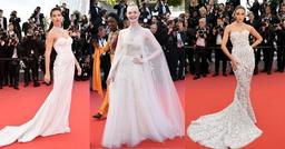 Adriana Lima, Elle Fanning và loạt sao Hollywood mang váy cưới lên thảm đỏ