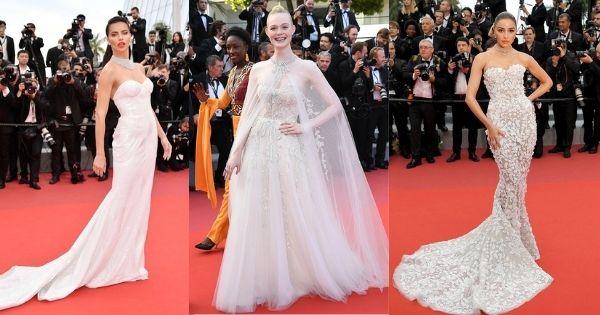 Adriana Lima, Elle Fanning và loạt sao Hollywood mang váy cưới lên thảm đỏ
