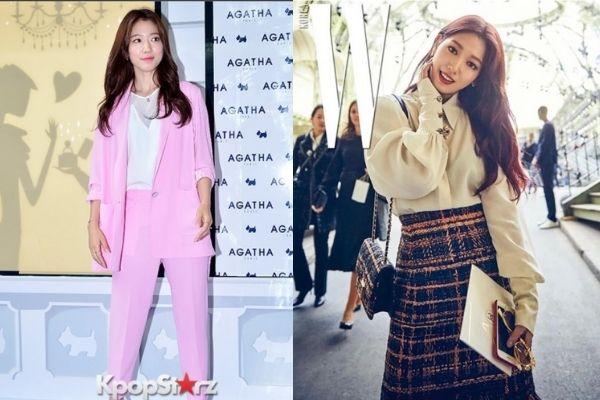 Mẹ bầu mới nhất K-biz Park Shin Hye từng có thời gian bị chê vì gu thời trang nhạt nhòa, sến sẩm