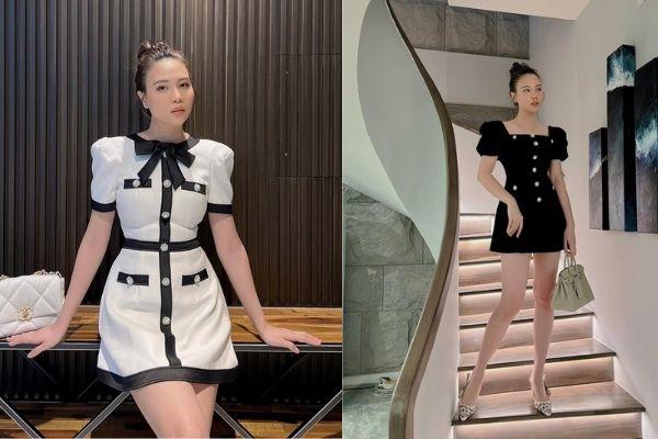 Con gái rượu được hơn 1 tuổi, Đàm Thu Trang chính thức "về dáng", khoe vòng eo "bé bằng cái nắm tay"