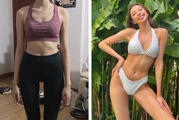 Sở hữu cơ bụng 6 múi, khán giả bất ngờ khi biết hóa ra Thùy Tiên tự "độ body" tại nhà