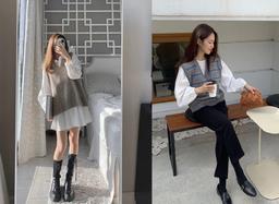 Tại sao gái Hàn cứ lên đồ là đẹp, nhờ tinh ý mix áo gi lê theo công thức này chứ đâu