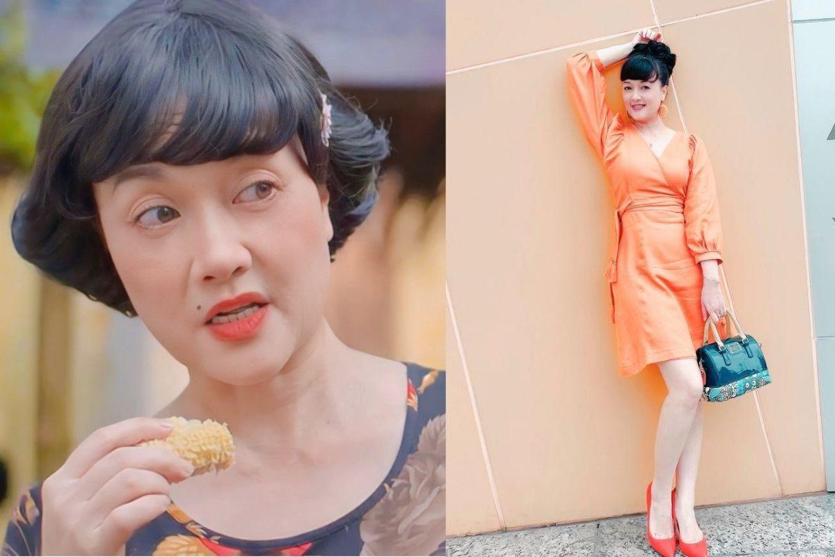 Xuề xoà trên màn ảnh nhưng Vân Dung ngoài đời có sắc vóc "không phải dạng vừa đâu"