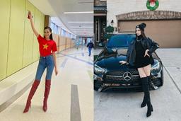 Trước thông báo mới nhất về tình hình sức khoẻ, Đỗ Thị Hà từng lên đồ cực sung những ngày ở Mỹ