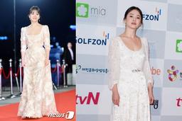 Song Hye Kyo tạo trend khắp châu Á nhưng lại diện đi diện lại một kiểu váy trên thảm đỏ