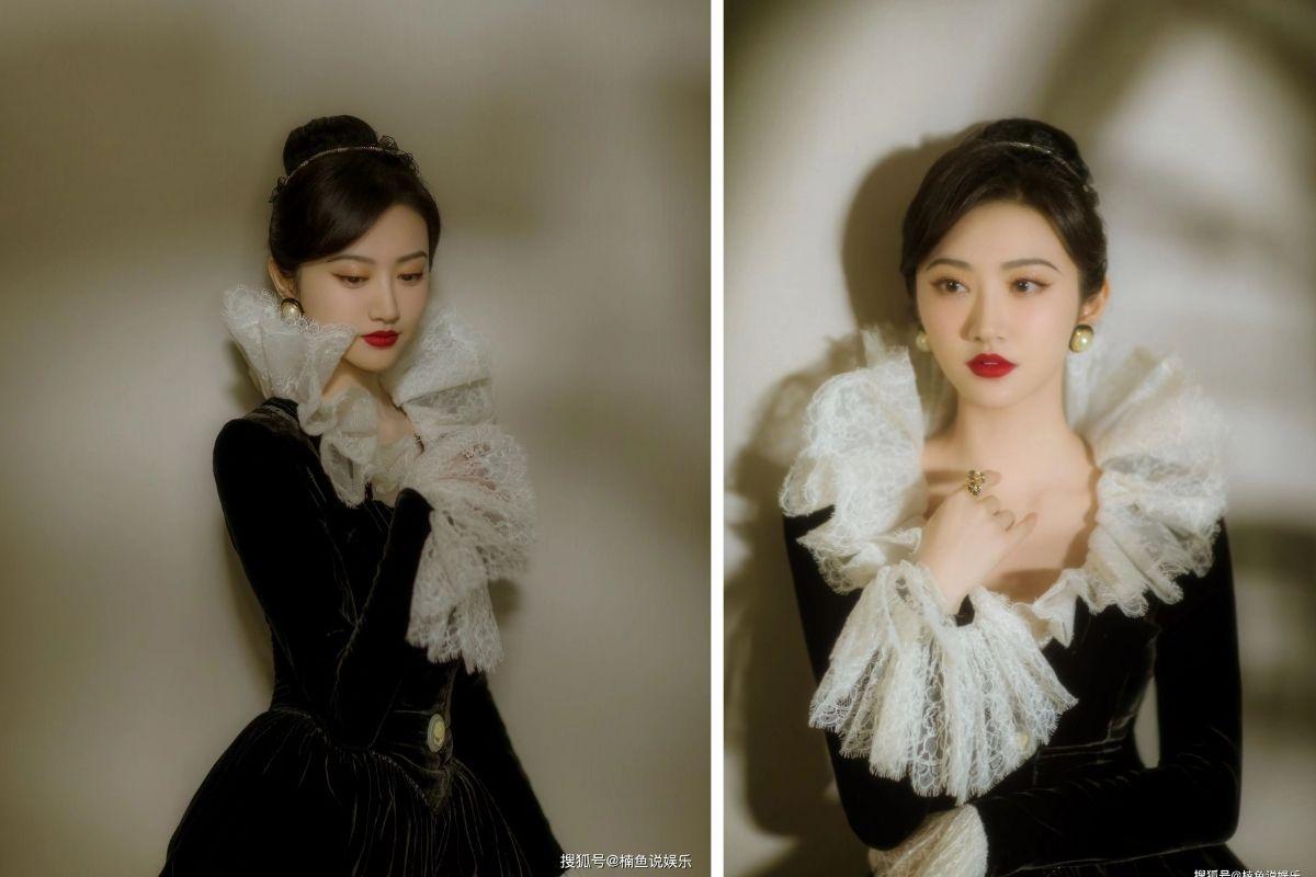 "Đệ nhất mỹ nhân Bắc Kinh" Cảnh Điềm ăn mặc kín bưng mà visual vẫn khiến netizen ngây ngất