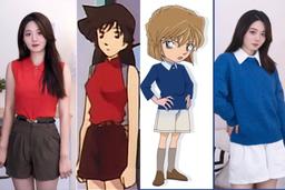 Ran Mori và Haibara trong "Thám tử lừng danh Conan" mix đồ thế nào mà mấy chục năm vẫn trendy?