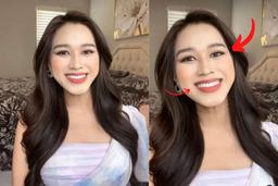 Dù trang điểm kĩ đến mấy, Đỗ Thị Hà vẫn lộ dấu hiệu lão hóa sau khi khỏi Covid-19