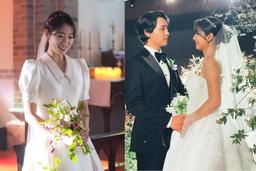 Lộng lẫy trong ngày cưới là thế, nhưng đây không phải lần đầu tiên Park Shin Hye làm cô dâu