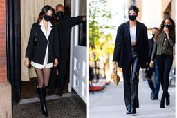 Kendall Jenner dạo phố chỉ mặc blazer mà vẫn sang chảnh đến thế