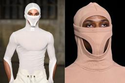 Trào lưu "đội quần" lên mặt xuất hiện tại Tuần lễ thời trang New York 2022