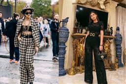 Sở hữu cặp đùi dế, Rich kid Tiên Nguyễn vẫn sang chảnh ngút ngàn nhờ item quần cạp cao, ống rộng